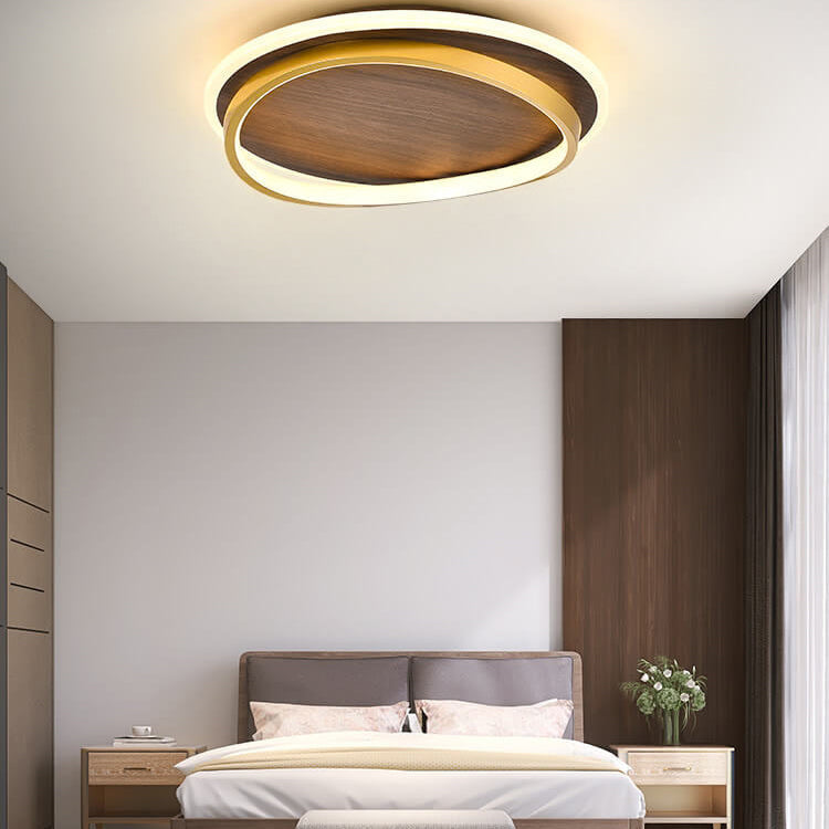 LED Ceiling Light Iron Acrylic Aluminum | Nordic Modern Flush Mount | Integrated 5600 lm Bright Energy Efficient Illumination
