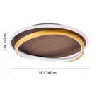 LED Ceiling Light Iron Acrylic Aluminum | Nordic Modern Flush Mount | Integrated 5600 lm Bright Energy Efficient Illumination