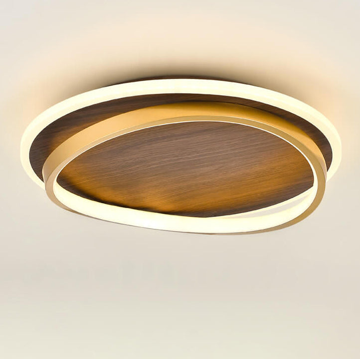 LED Ceiling Light Iron Acrylic Aluminum | Nordic Modern Flush Mount | Integrated 5600 lm Bright Energy Efficient Illumination