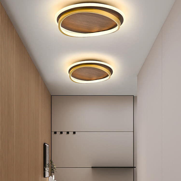 LED Ceiling Light Iron Acrylic Aluminum | Nordic Modern Flush Mount | Integrated 5600 lm Bright Energy Efficient Illumination