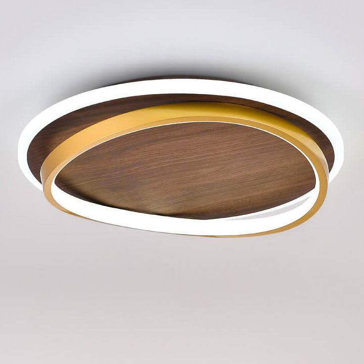LED Ceiling Light Iron Acrylic Aluminum | Nordic Modern Flush Mount | Integrated 5600 lm Bright Energy Efficient Illumination