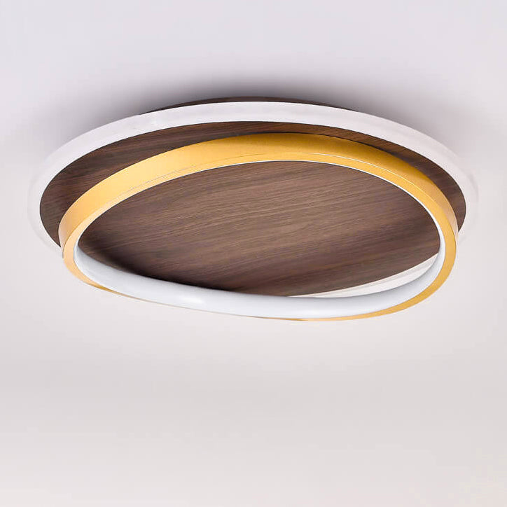LED Ceiling Light Iron Acrylic Aluminum | Nordic Modern Flush Mount | Integrated 5600 lm Bright Energy Efficient Illumination
