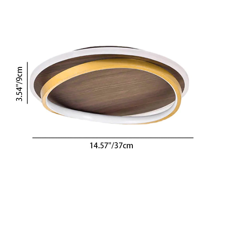 LED Ceiling Light Iron Acrylic Aluminum | Nordic Modern Flush Mount | Integrated 5600 lm Bright Energy Efficient Illumination