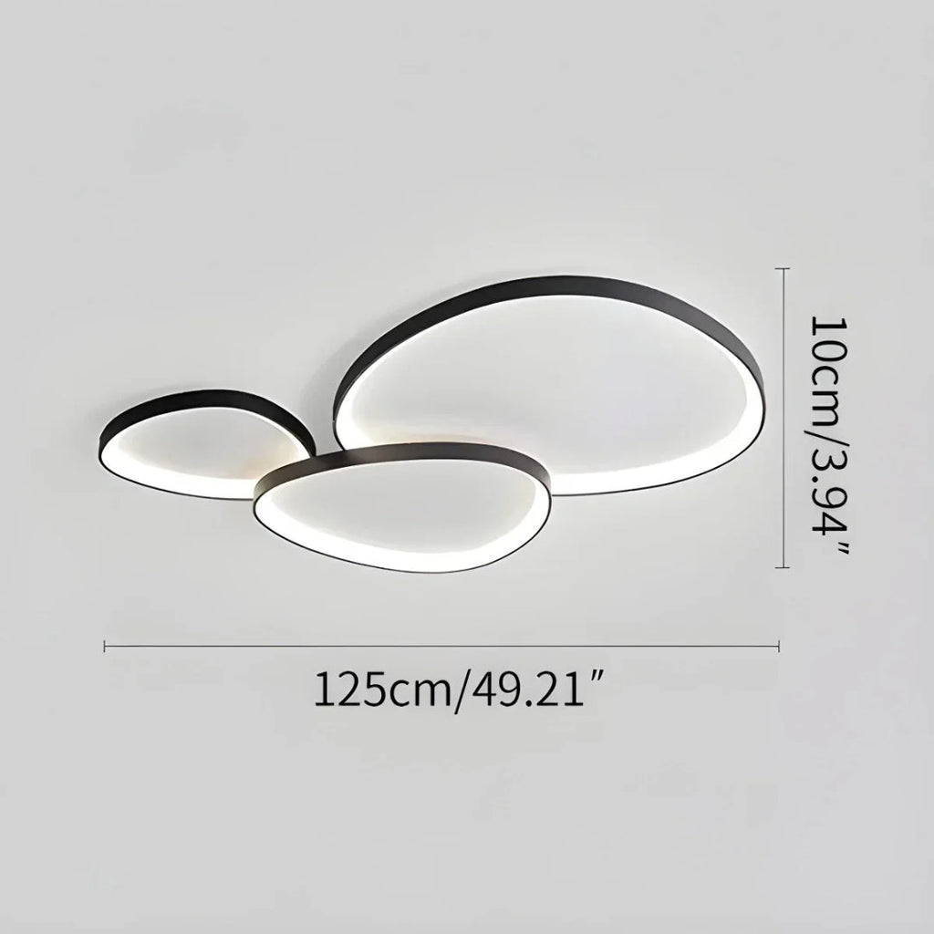 Minimalist Oval LED Ceiling Light