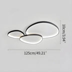 Minimalist Oval LED Ceiling Light