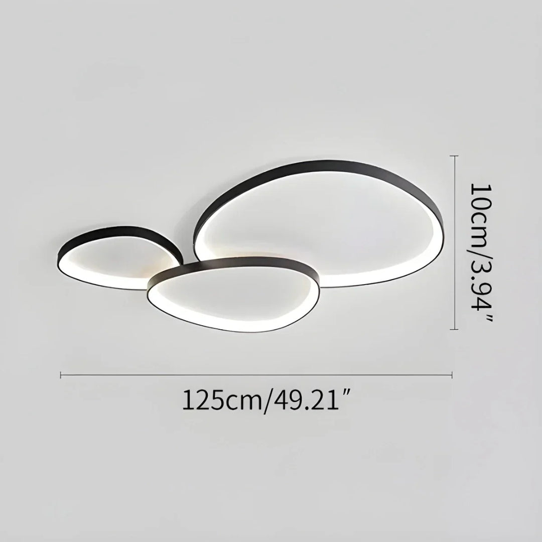 Minimalist Oval LED Ceiling Light