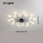 Modern LED Starburst Ceiling Light