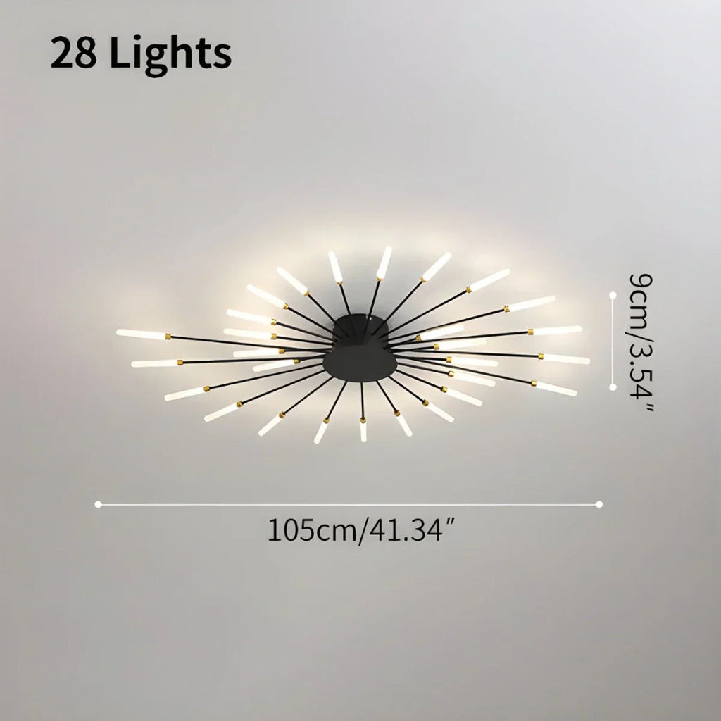 Modern LED Starburst Ceiling Light