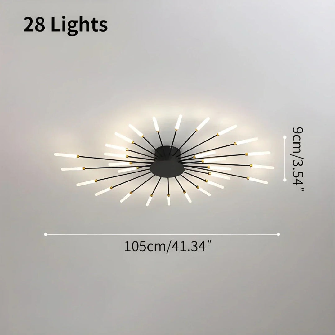 Modern LED Starburst Ceiling Light