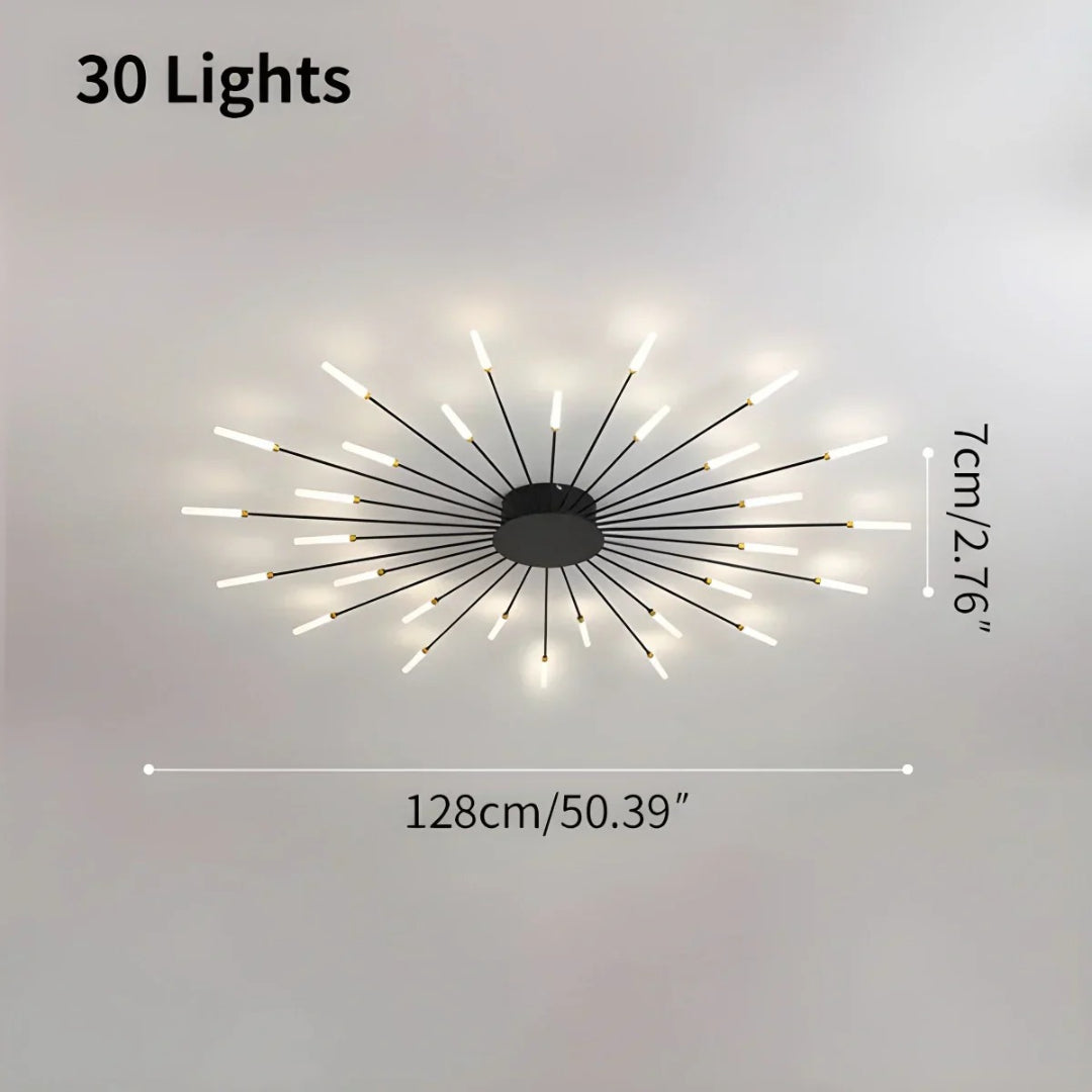 Modern LED Starburst Ceiling Light