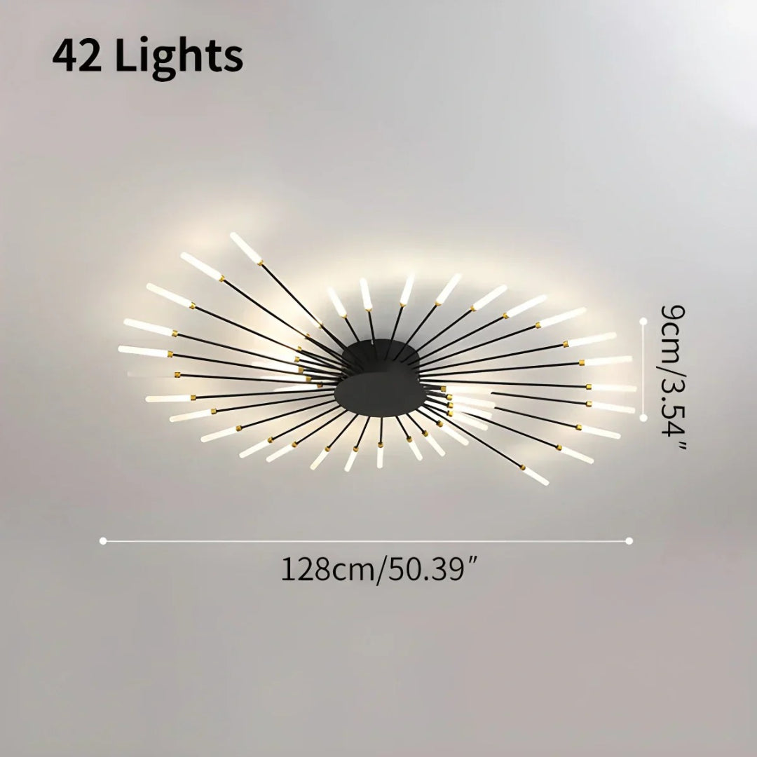 Modern LED Starburst Ceiling Light