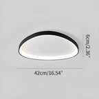 Minimalist Oval LED Ceiling Light