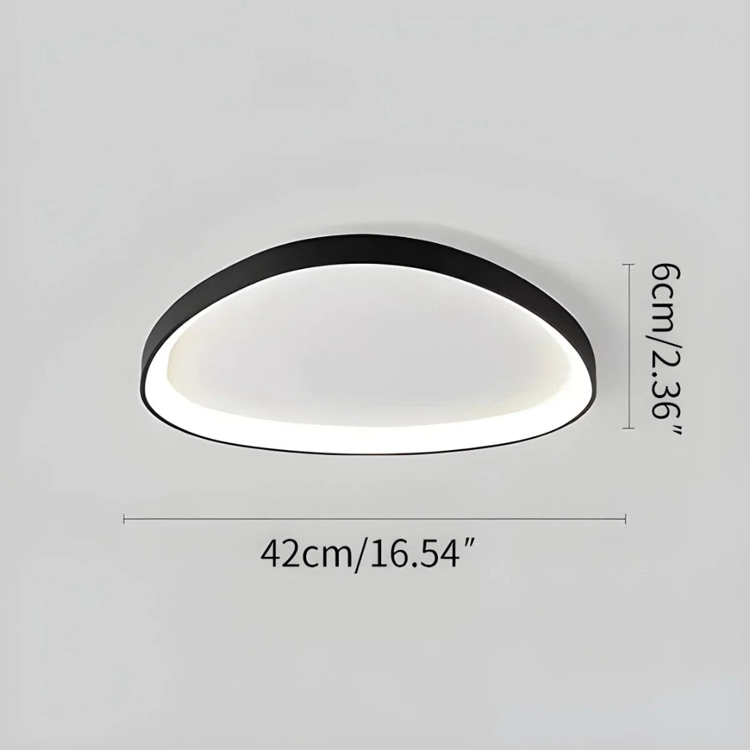 Minimalist Oval LED Ceiling Light