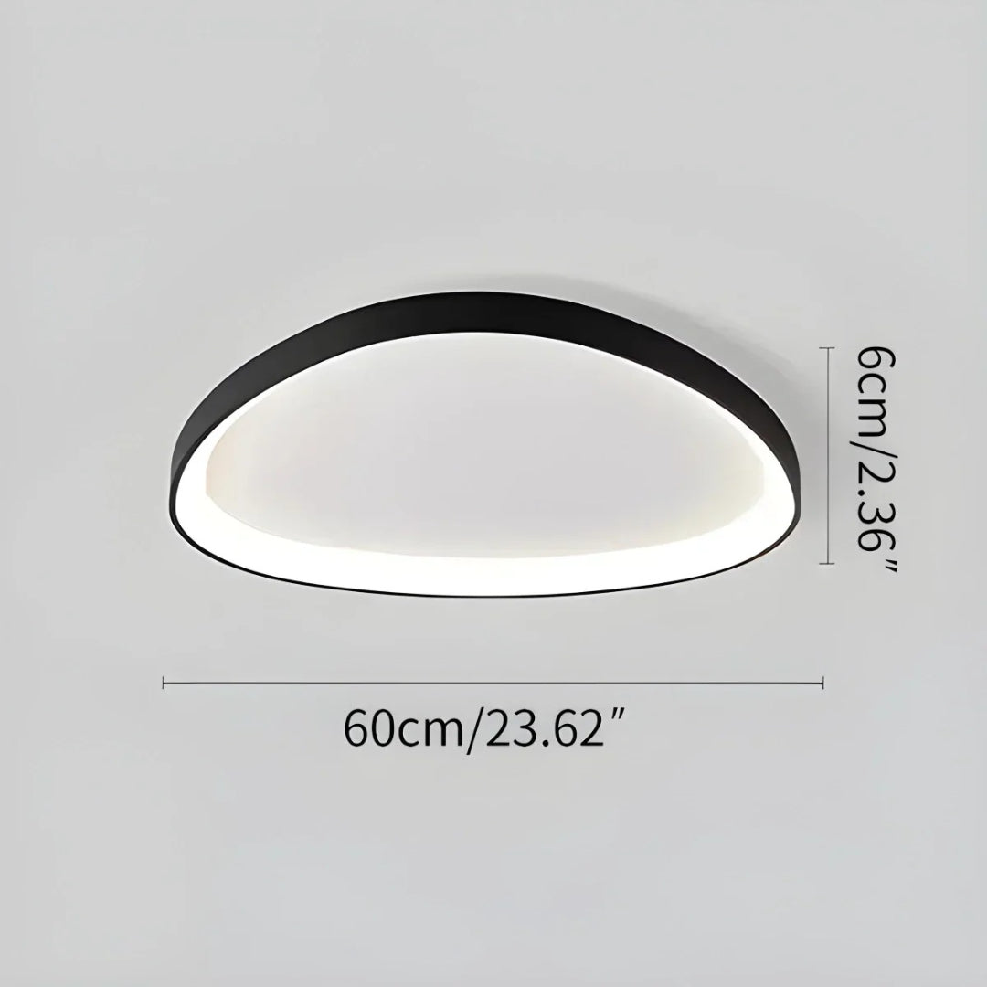 Minimalist Oval LED Ceiling Light