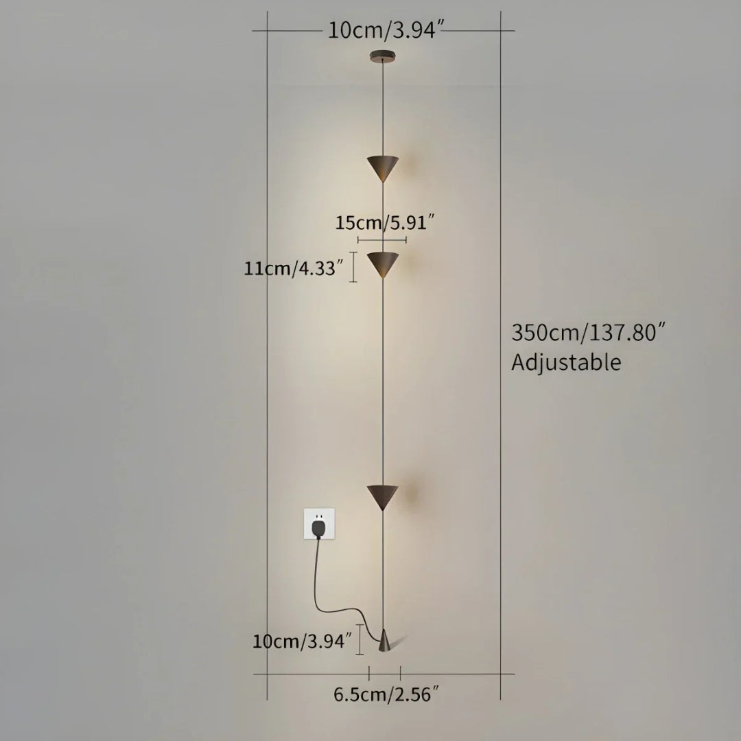 Minimalist Geometric Metal Floor Lamp
