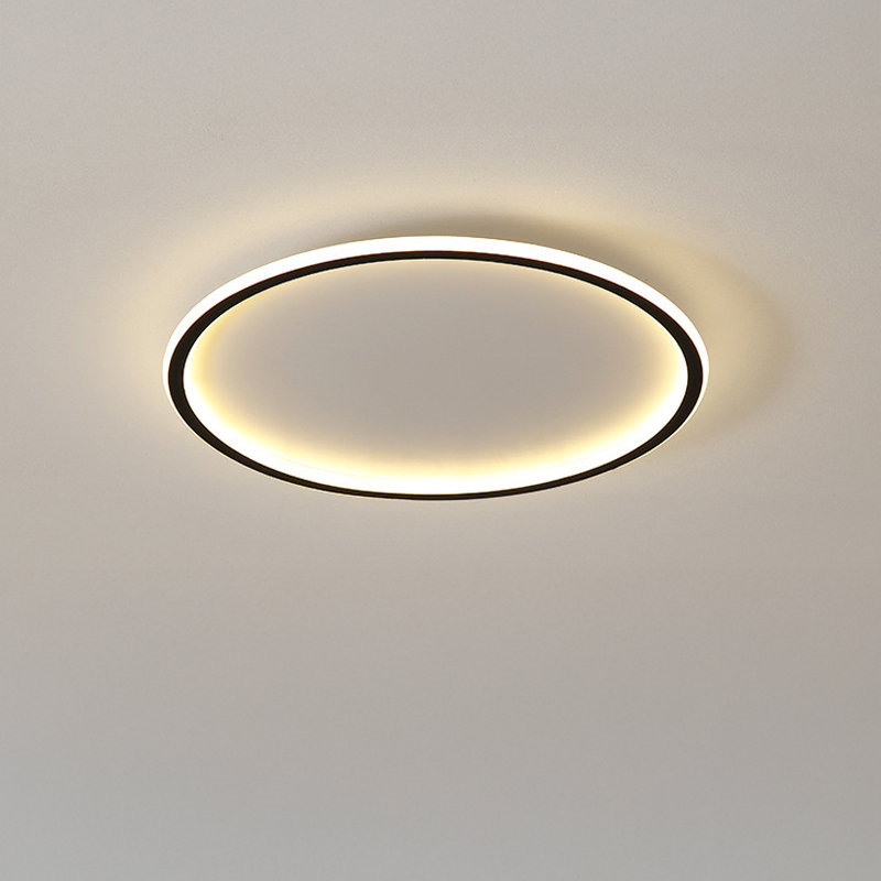 LED Ceiling Light Aluminium and Iron | Minimalist Scandinavian Style | Soft Ambient Glow for Living Spaces and Bedrooms
