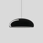 Contemporary Dome-Shaped Metal Pendant Light