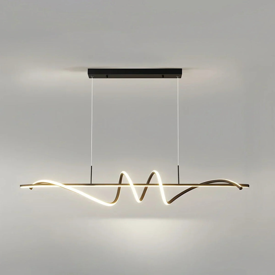 Modern Wavy LED Pendant Light