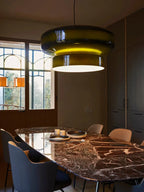 Modern Amber Glass Pendant Light