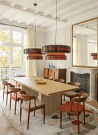 Modern Amber Glass Pendant Light