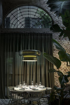 Modern Amber Glass Pendant Light