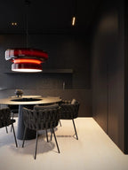 Modern Amber Glass Pendant Light