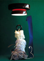 Modern Amber Glass Pendant Light