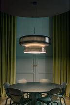 Modern Amber Glass Pendant Light