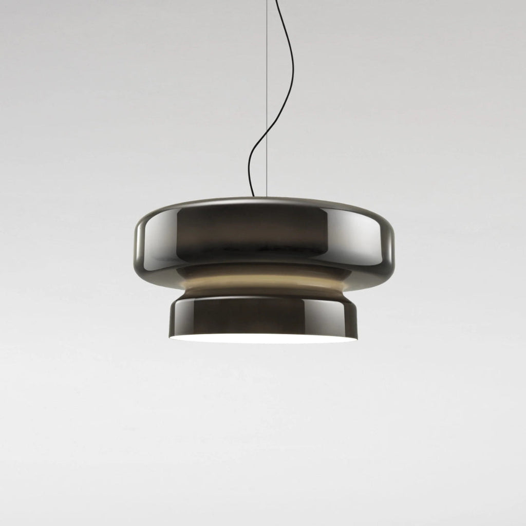 Modern Amber Glass Pendant Light