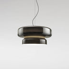 Modern Amber Glass Pendant Light