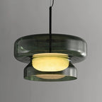 Modern Amber Glass Pendant Light