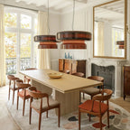 Modern Amber Glass Pendant Light