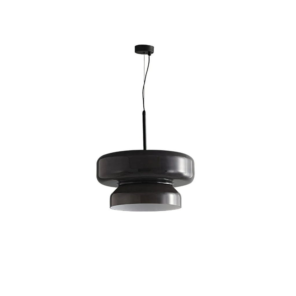 Modern Amber Glass Pendant Light