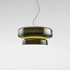 Modern Amber Glass Pendant Light