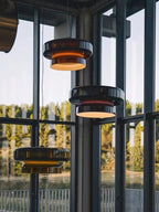Modern Amber Glass Pendant Light