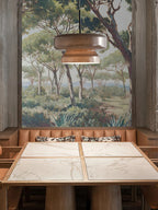 Modern Amber Glass Pendant Light