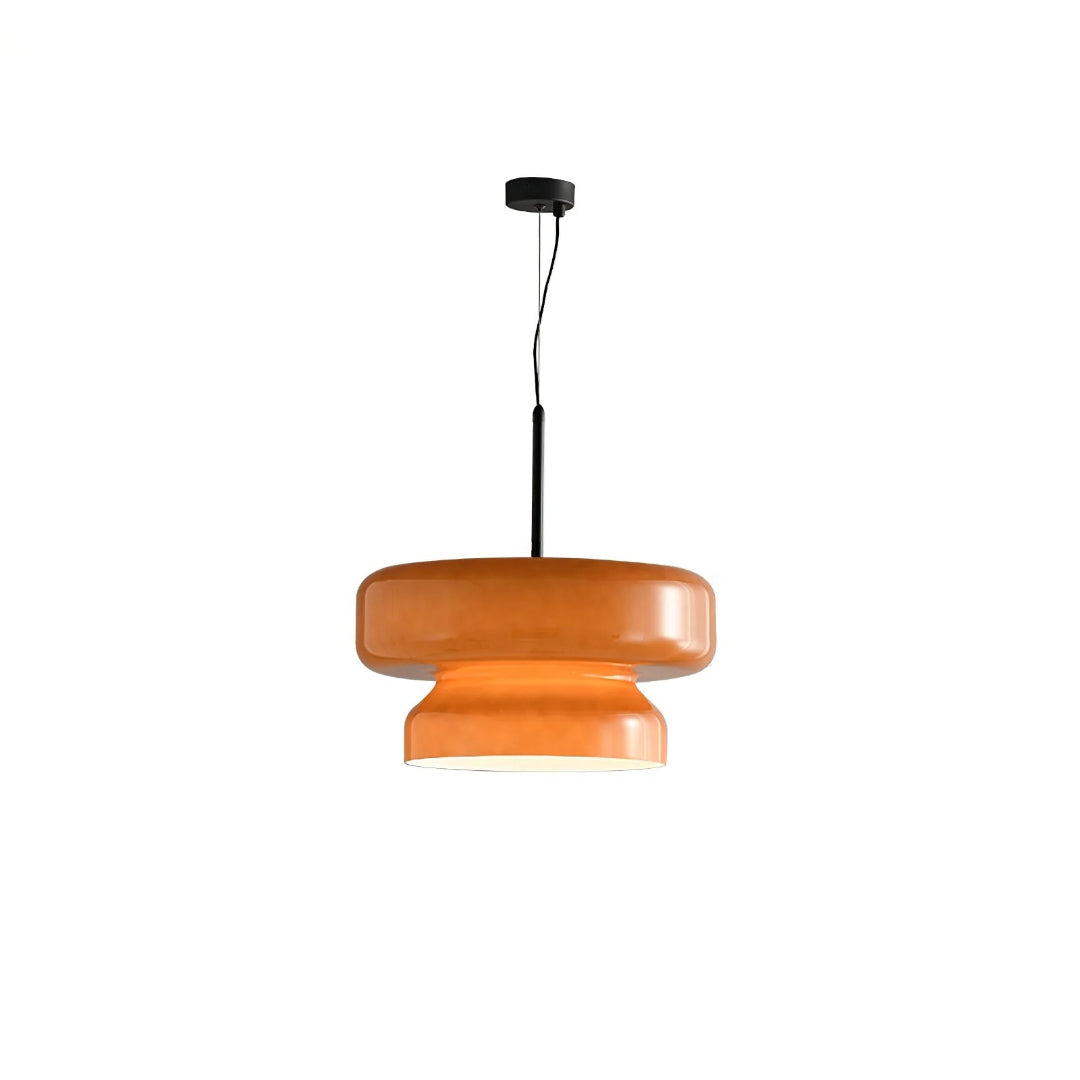 Modern Amber Glass Pendant Light