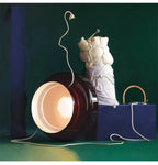 Modern Amber Glass Pendant Light