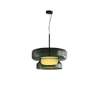 Modern Amber Glass Pendant Light