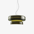 Modern Amber Glass Pendant Light