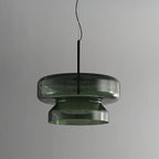 Modern Amber Glass Pendant Light