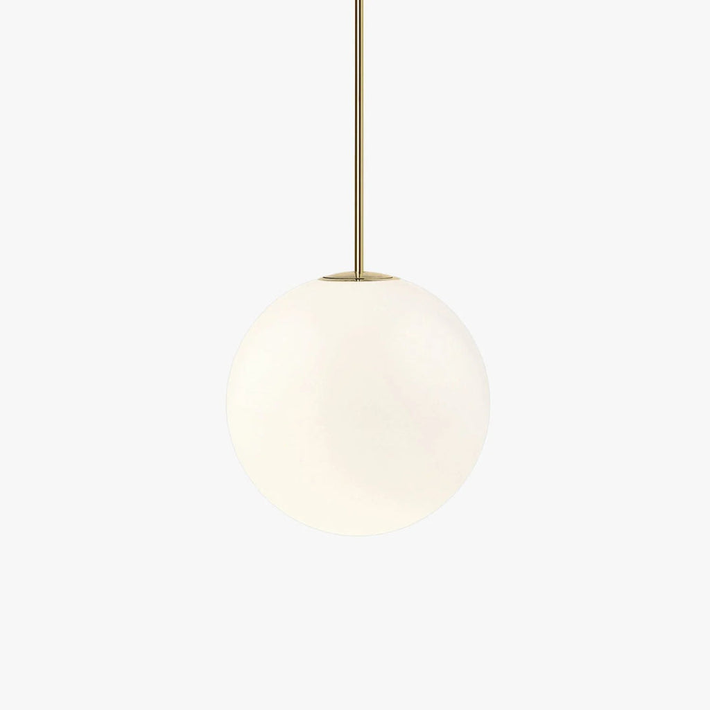 Minimalist Round Glass Pendant Light