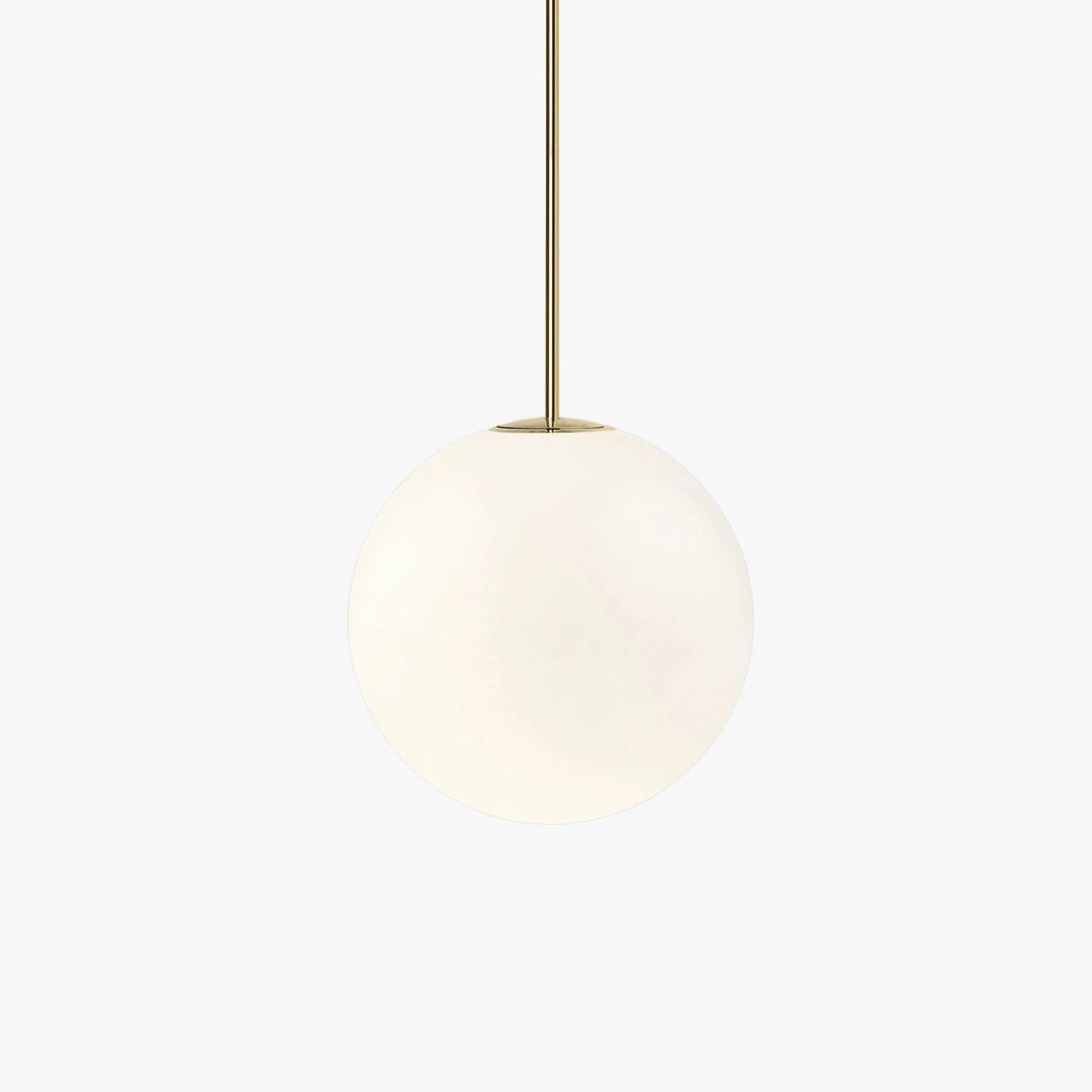 Minimalist Round Glass Pendant Light