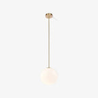 Minimalist Round Glass Pendant Light