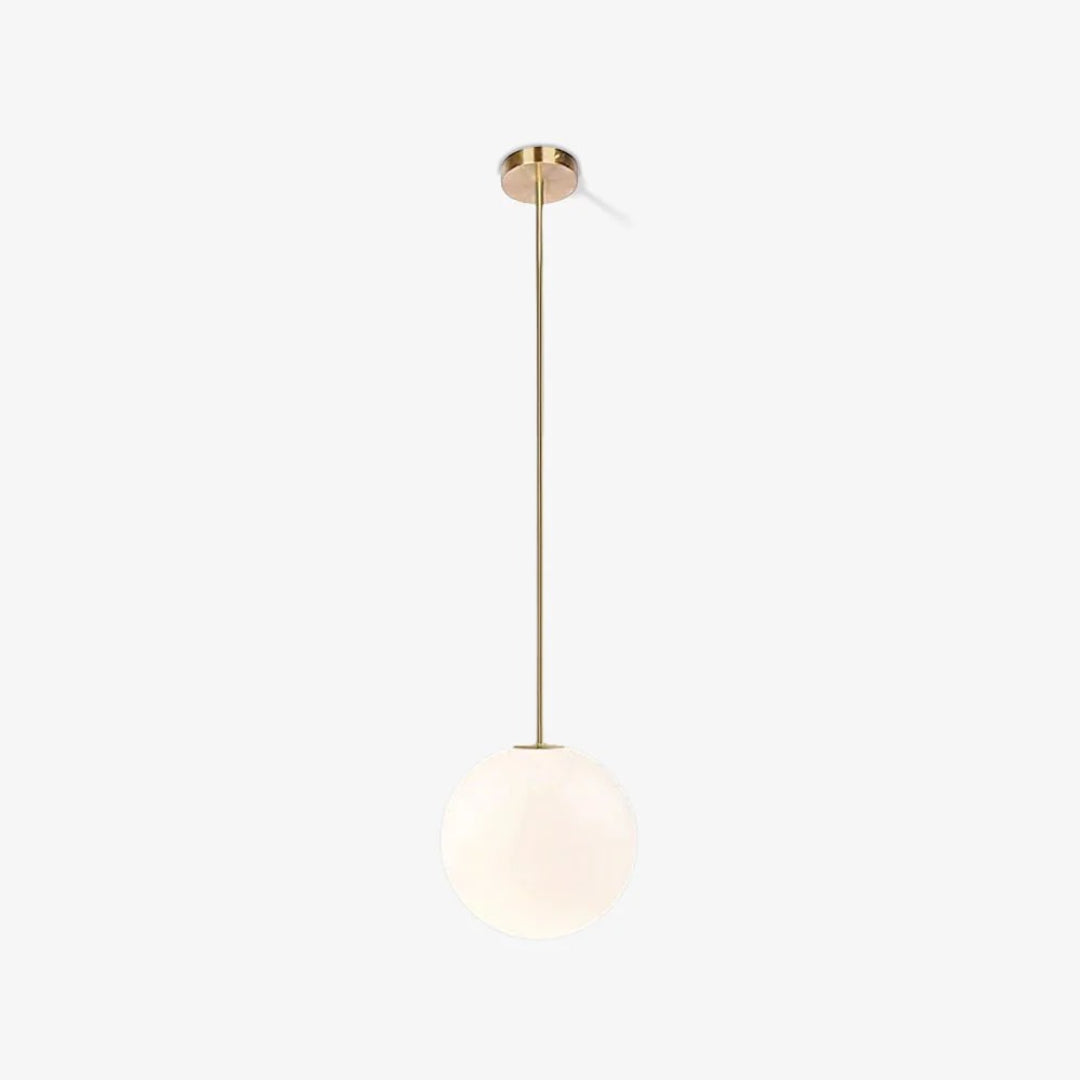 Minimalist Round Glass Pendant Light