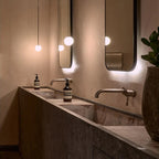 Minimalist Round Glass Pendant Light