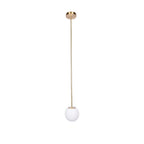 Minimalist Round Glass Pendant Light