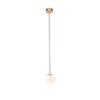 Minimalist Round Glass Pendant Light