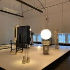 Minimalist Round Glass Pendant Light