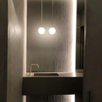 Minimalist Round Glass Pendant Light